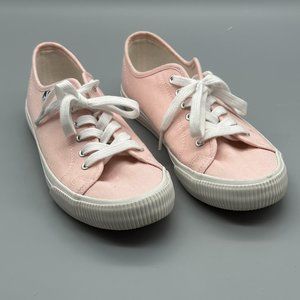 Womens Hurley 7.5 Laced Up  Pink Tennis Shoes E5